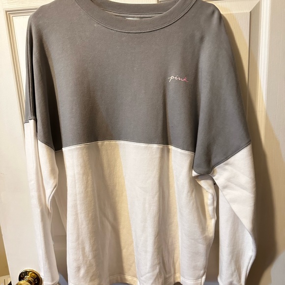 Pink Sweatshirt Grey and White - Picture 2 of 3